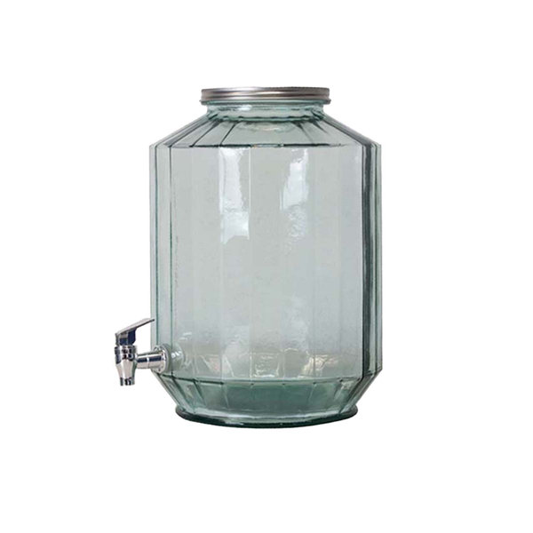 French Home Recycled Glass Beverage Dispenser Perigold